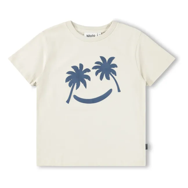T-shirt Rame Palm Smile | Ecru