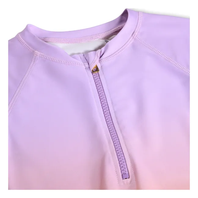 Costume da bagno con collo a lancia  | Viola