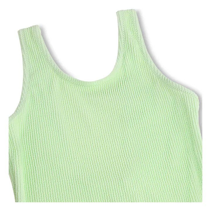 Ribbed Swimsuit Nika Crepe Recycled Fibers | Anise green- Product image n°1