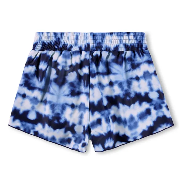 Bañador Nicci Tie and Dye de fibra reciclada | Azul Marino