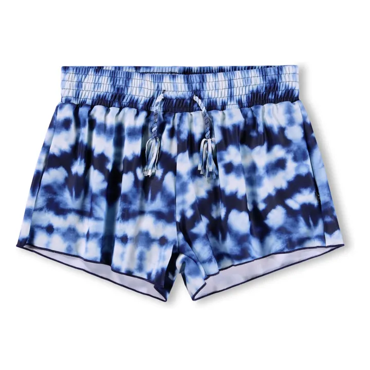 Short de Bain Nicci Tie and Dye Fibres Recyclées | Bleu marine- Image produit n°0