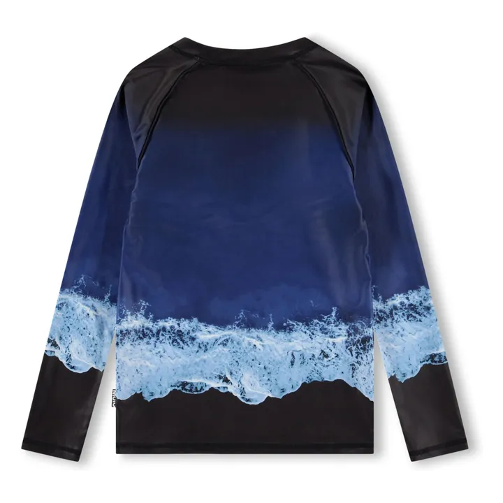 T-shirt Anti-UV Noble Vagues Fibres Recyclées | Bleu marine- Image produit n°3