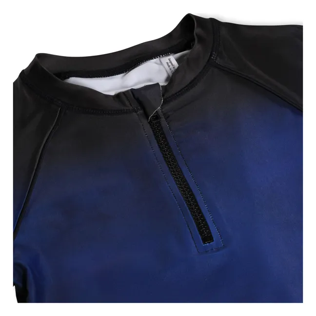 T-shirt Anti-UV Noble Vagues Fibres Recyclées | Bleu marine