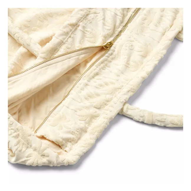 Sac de Plage Eponge Palmiers | Ecru