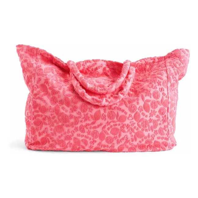 Sac de Plage Eponge Fruits | Corail