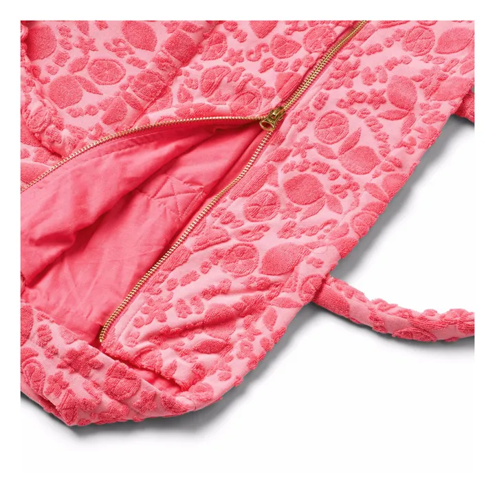 Fruits Sponge Beach Bag | Coral- Product image n°1