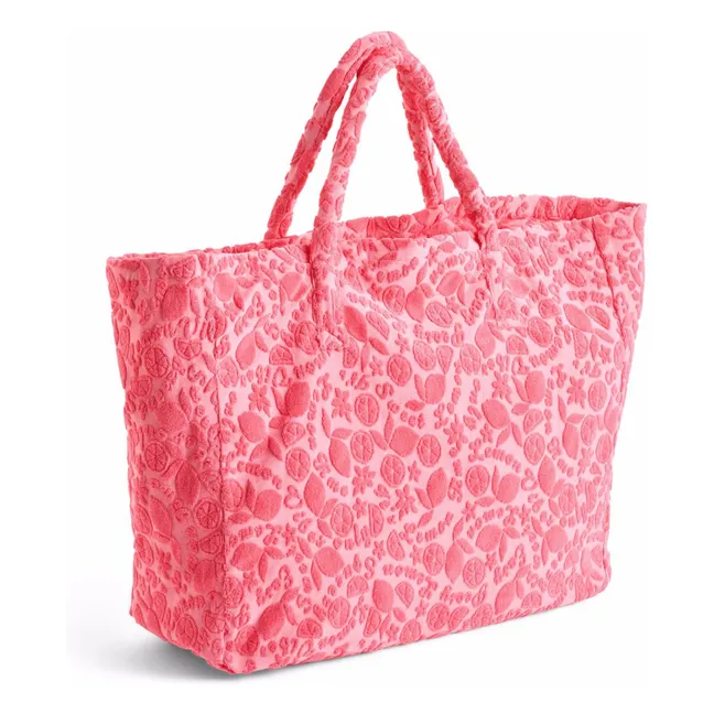 Bolsa de playa con esponja de frutas | Coral