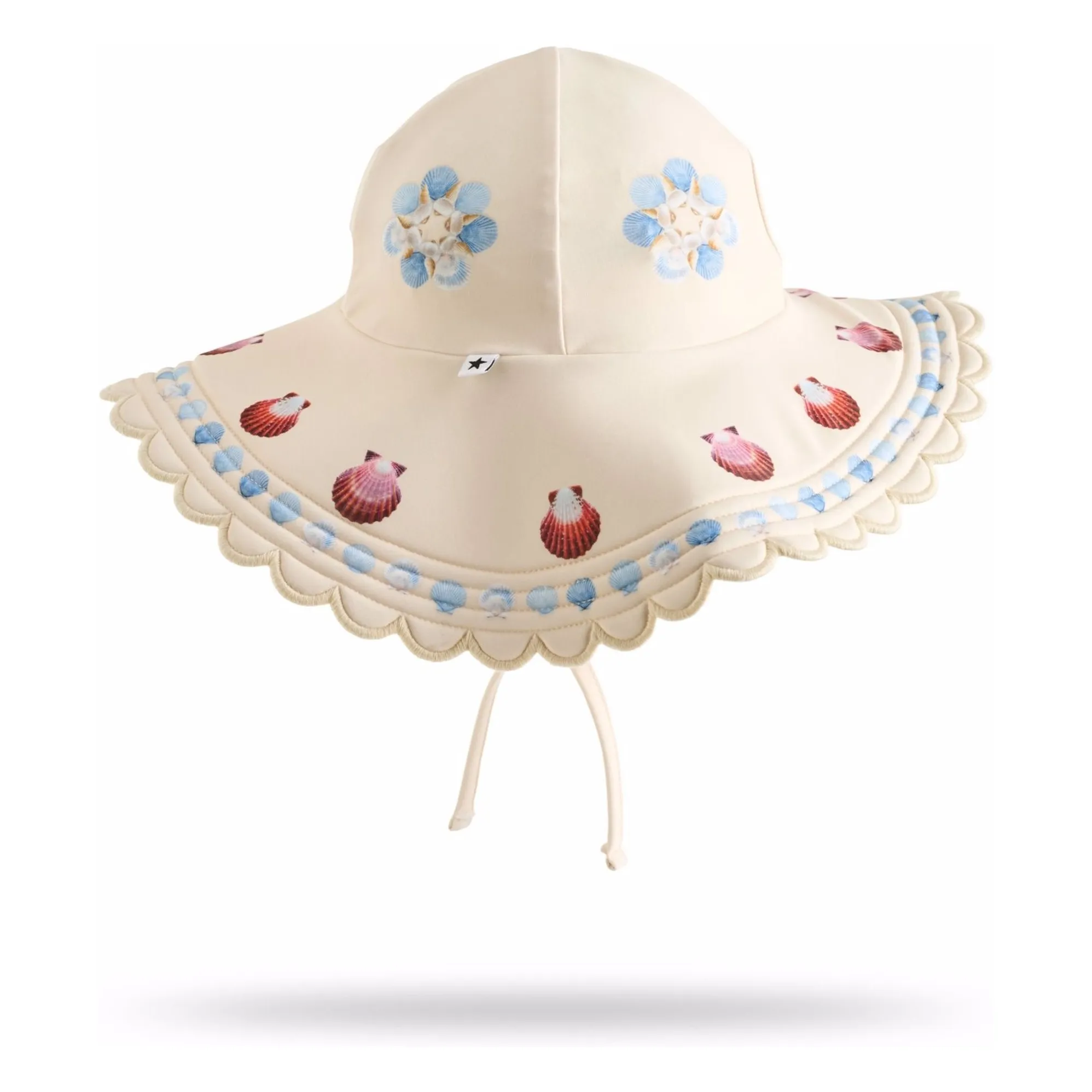 Chapeau Nuka Coquillages Fibres Recyclées | Ecru- Image produit n°3