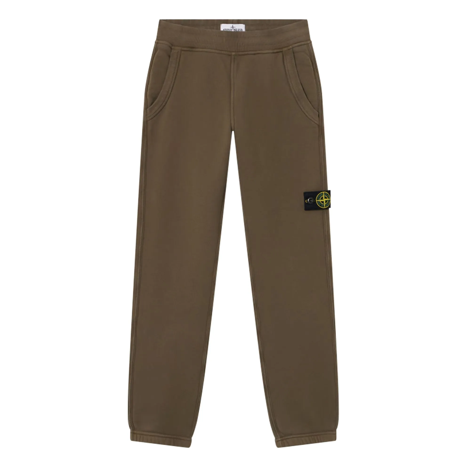 Stone Island Khaki Jogger Logo