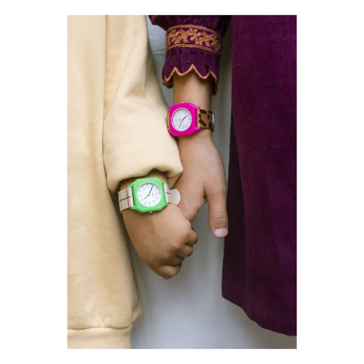 Montre Léopard - Mini Kyomo x Taxi Brousse | Marron- Image produit n°5