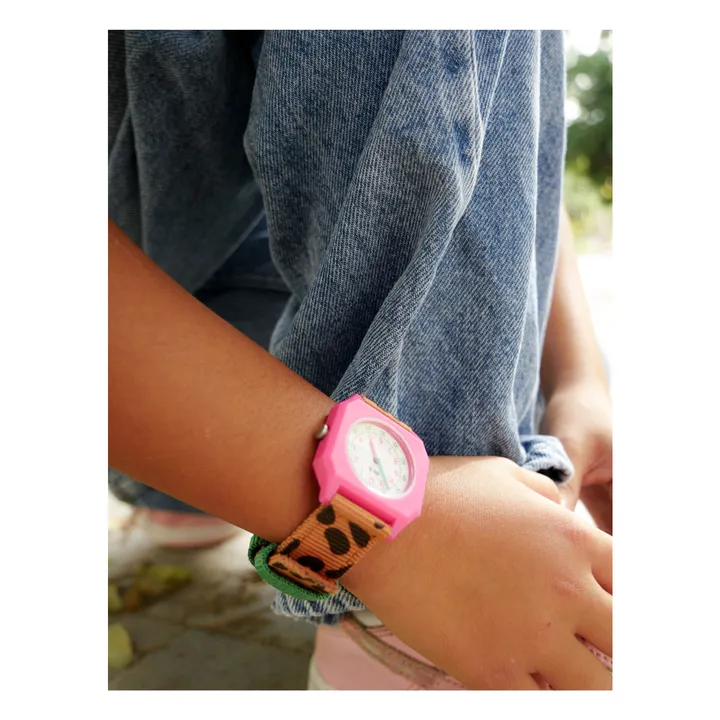 Montre Léopard - Mini Kyomo x Taxi Brousse | Marron- Image produit n°2