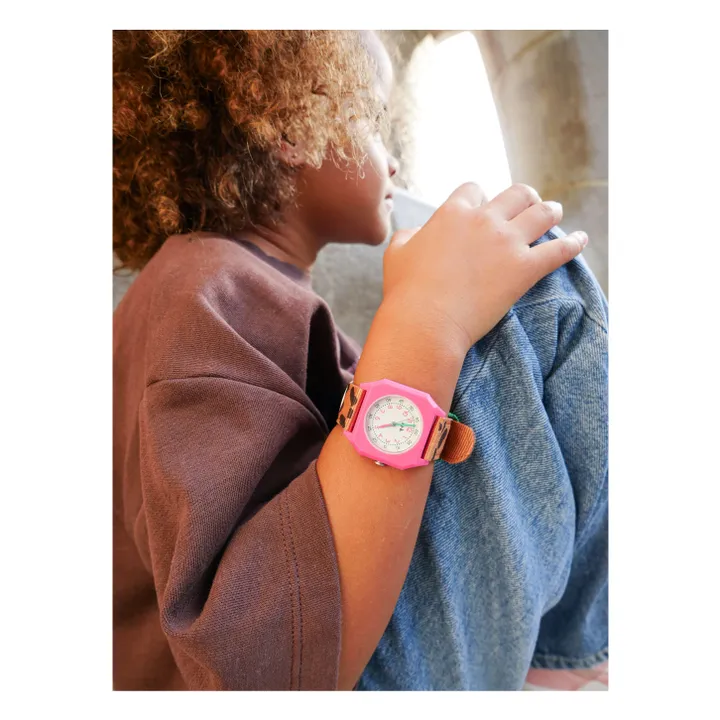 Montre Léopard - Mini Kyomo x Taxi Brousse | Marron- Image produit n°4