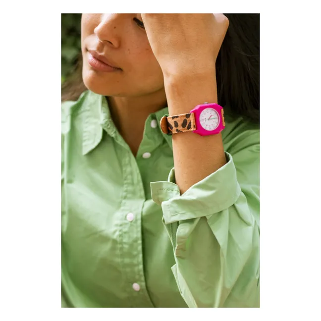 Orologio leopardato - Mini Kyomo x Taxi Brousse | Marrone