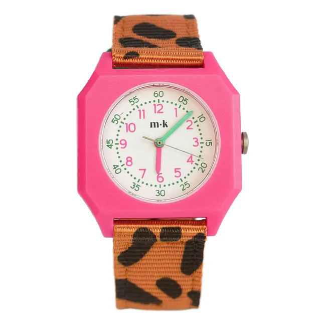 Montre Léopard - Mini Kyomo x Taxi Brousse | Marron