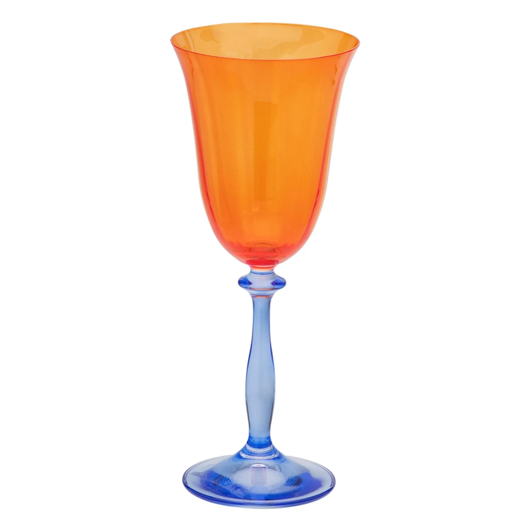Anna + Nina Multicoloured Paradise Wine Glass