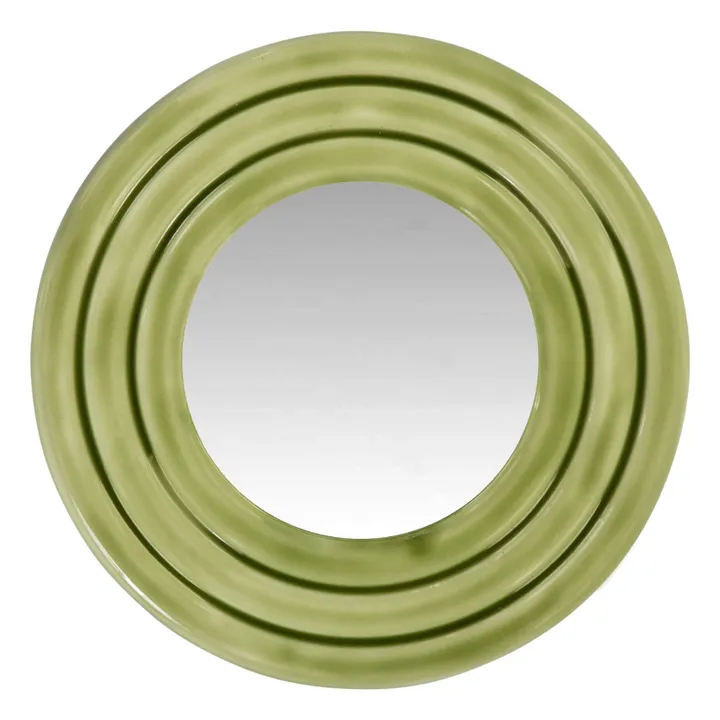 Leaf mirror | Green- Product image n°0