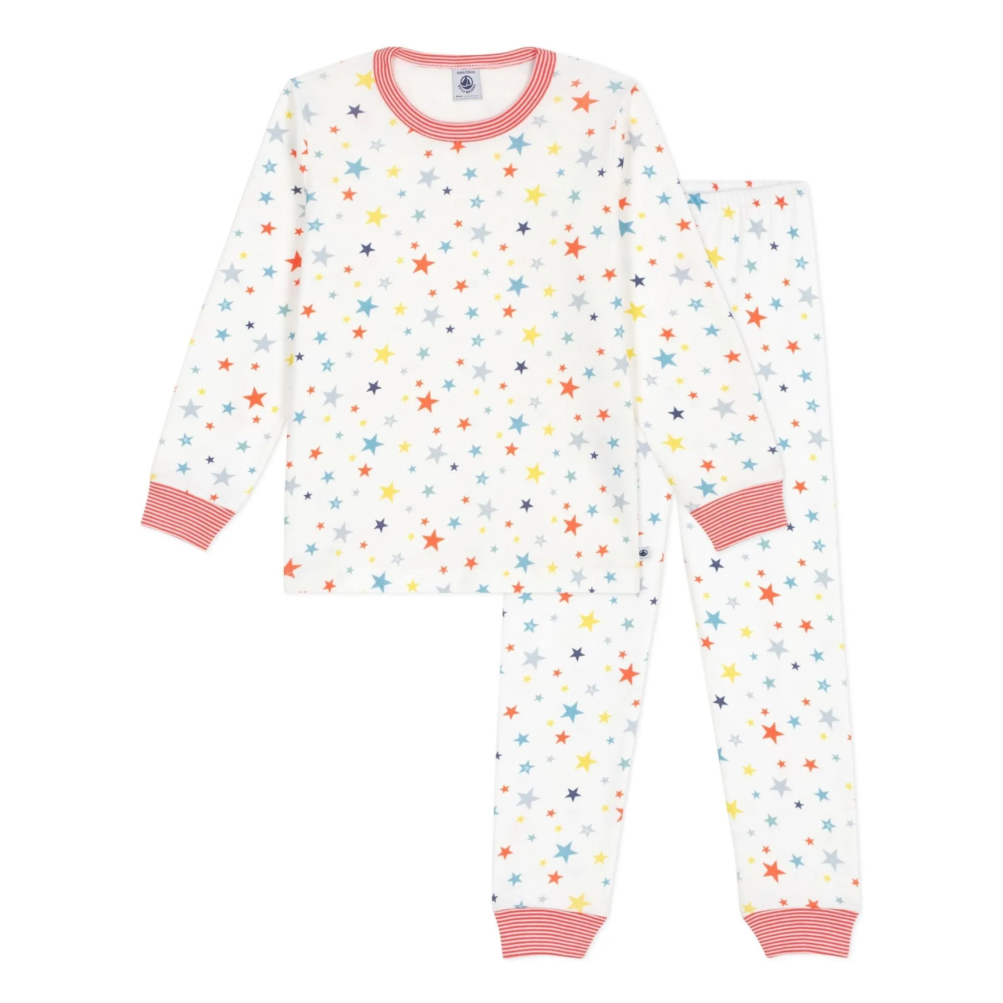 Petit Bateau White Pyjama Stars
