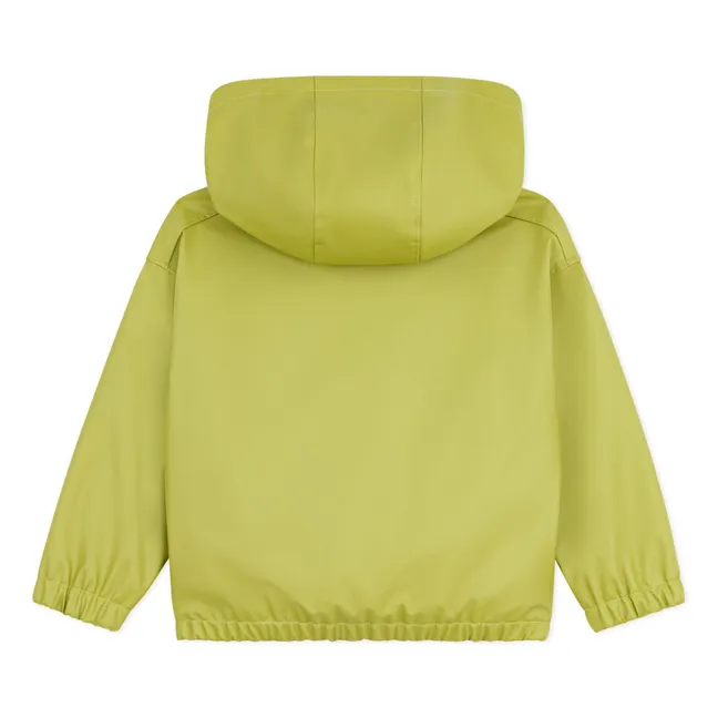 Ciré Coupe-Vent Doublé Fibres Recyclées | Jaune vert