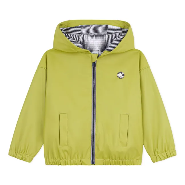 Ciré Coupe-Vent Doublé Fibres Recyclées | Jaune vert