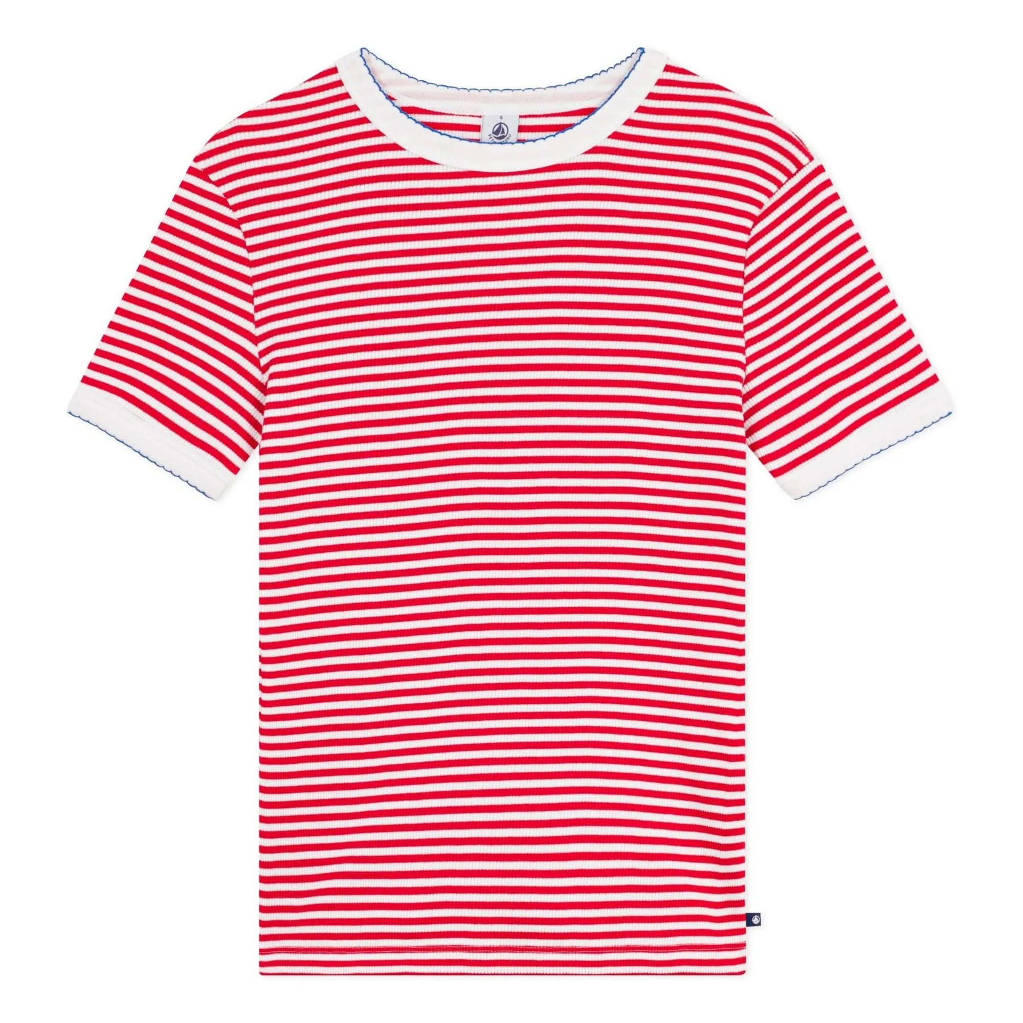 Petit Bateau Red Iconic Striped T-Shirt