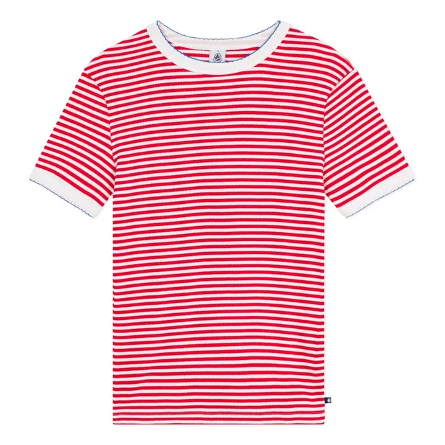 Camiseta de rayas Iconic | Rojo