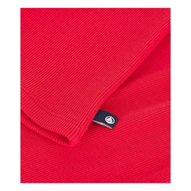 Ribbed Tank Top | Red