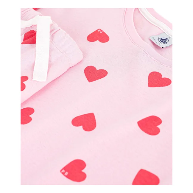 Pyjama Short Hearts | Pink