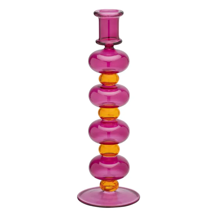Utopic glass candlestick