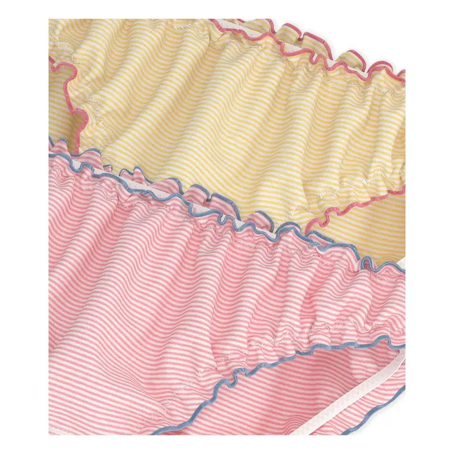 Set of 2 Froufrou Organic Cotton Panties | Yellow