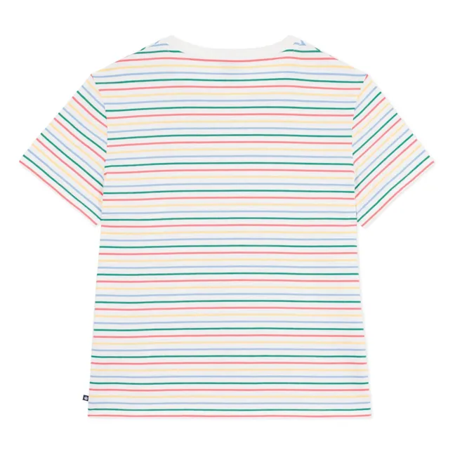 Gestreiftes T-Shirt | Gelb