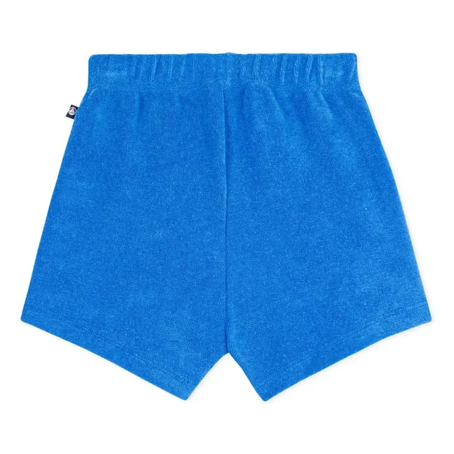 Pantalones cortos de toalla lisos | Azul Rey