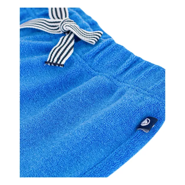 Pantalones cortos de toalla lisos | Azul Rey
