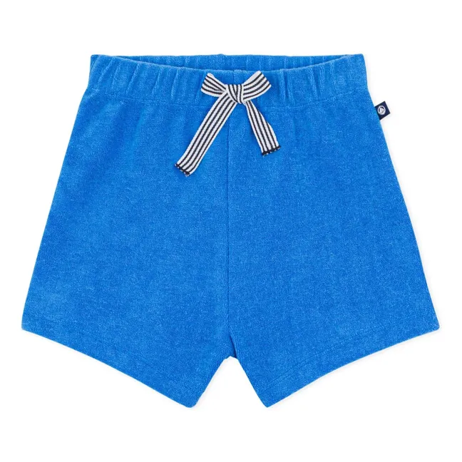 Pantalones cortos de toalla lisos | Azul Rey