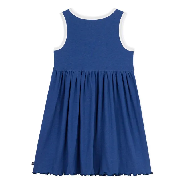 Ribbed dress | Dark Blue