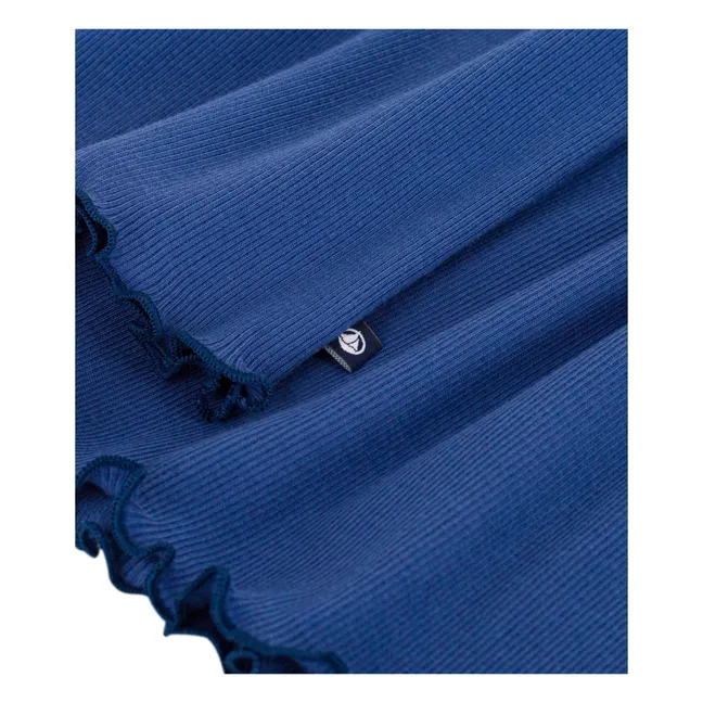 Ribbed dress | Dark Blue