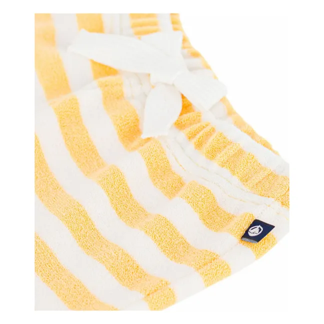 Short Rayé Eponge | Jaune