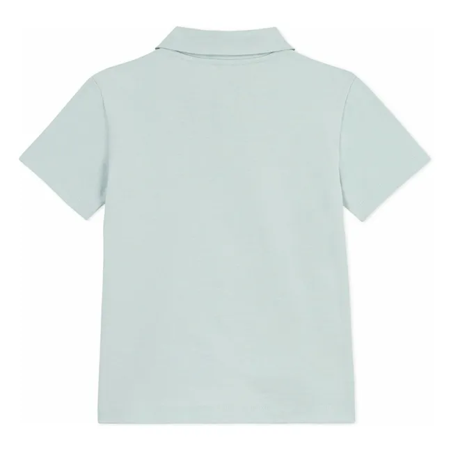 Polo de algodón ecológico | Turquoise