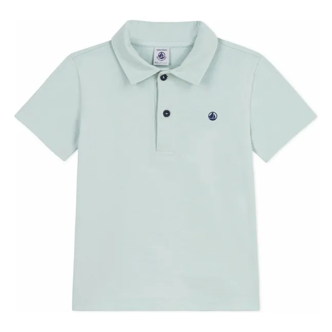 Polo de algodón ecológico | Turquoise