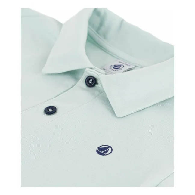 Polo de algodón ecológico | Turquoise