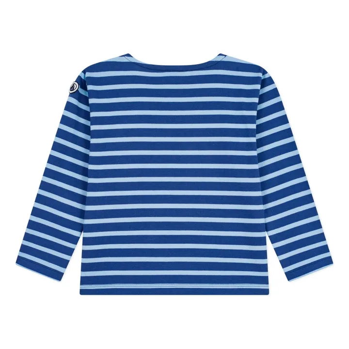 T-shirt Marinière crest | Blue- Product image n°4