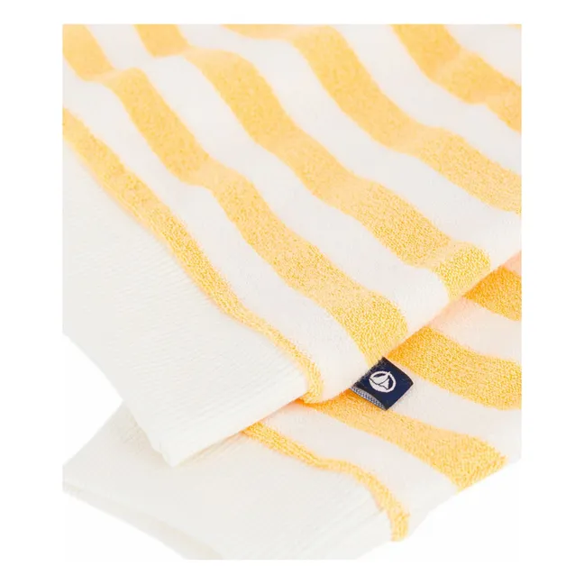 Sweat Rayé Eponge | Jaune