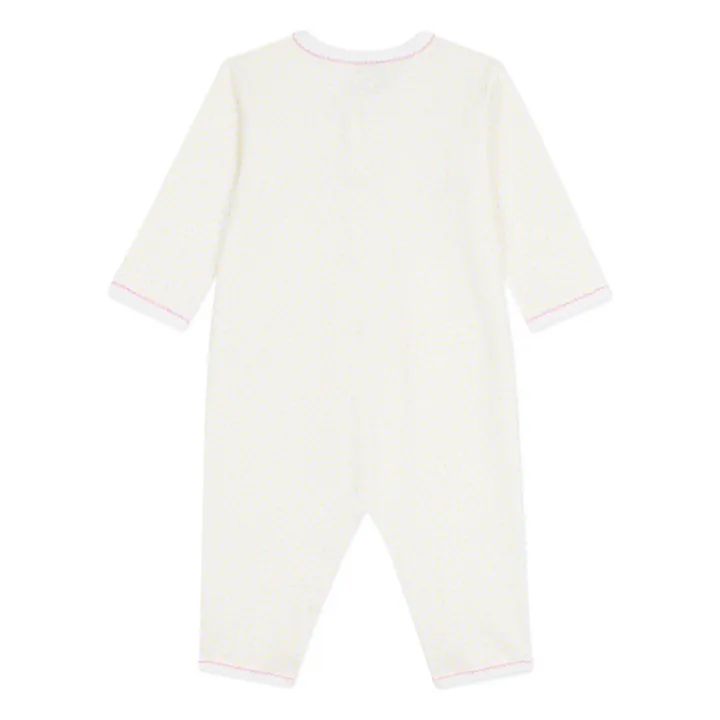 Pijama de algodón orgánico Dors Bien | Blanco- Imagen del producto n°2