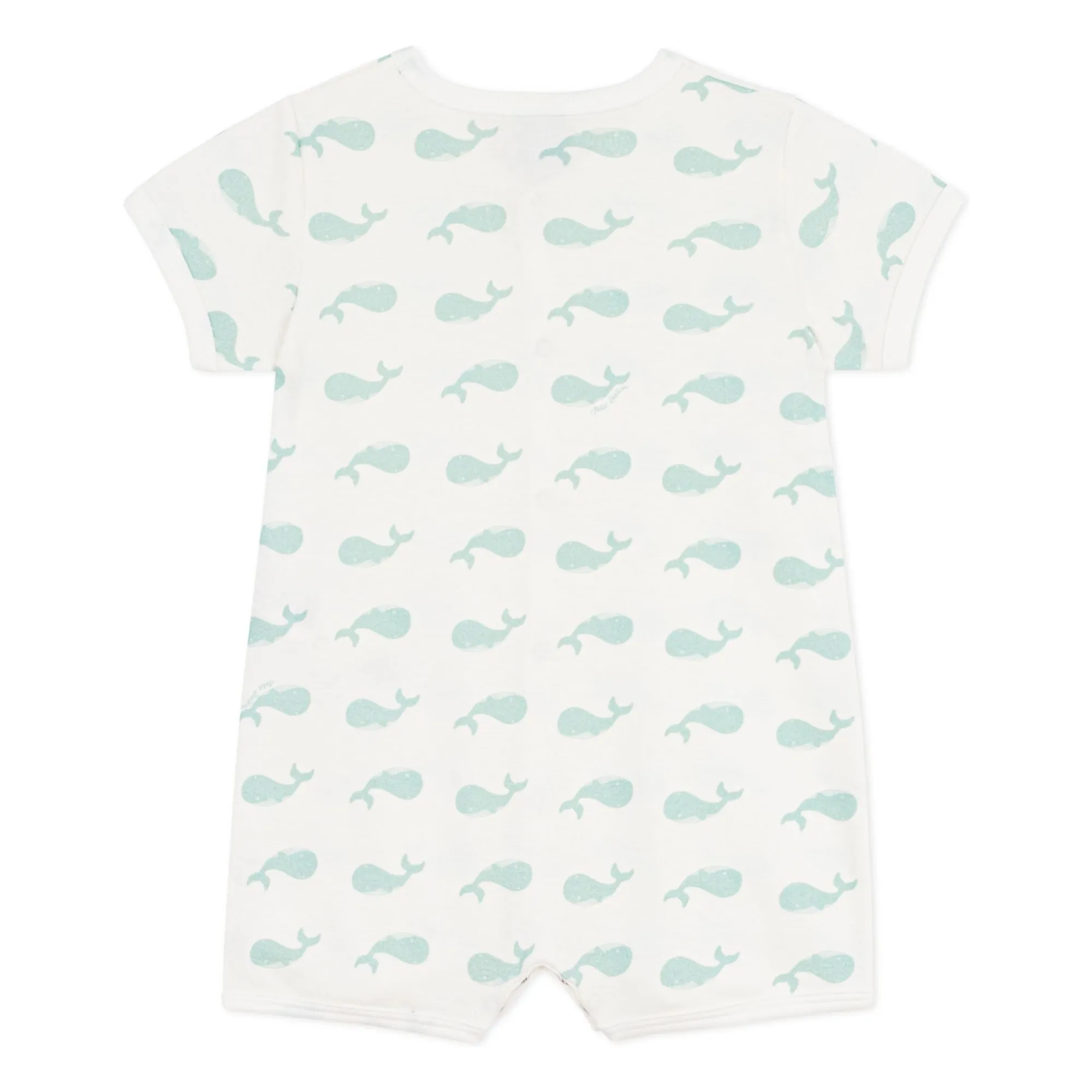 Pyjama Combishort Baleines | Blanc- Image produit n°2