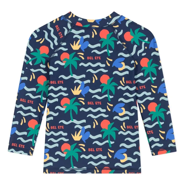T-shirt de Bain Anti-UV Bel Eté | Bleu nuit