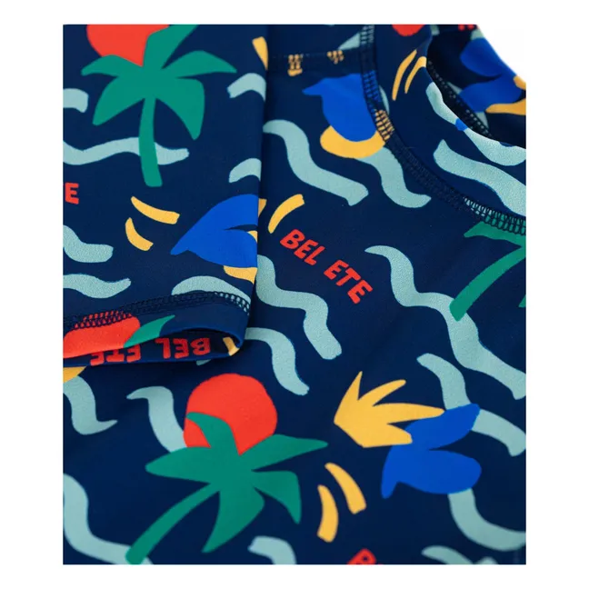 T-shirt de Bain Anti-UV Bel Eté | Bleu nuit