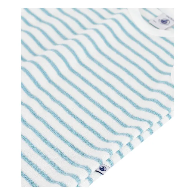 Combishort Rayée Eponge | Bleu