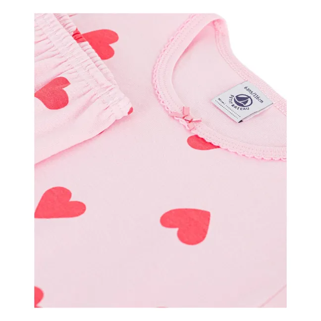 Pijama de corazones Capri | Rosa