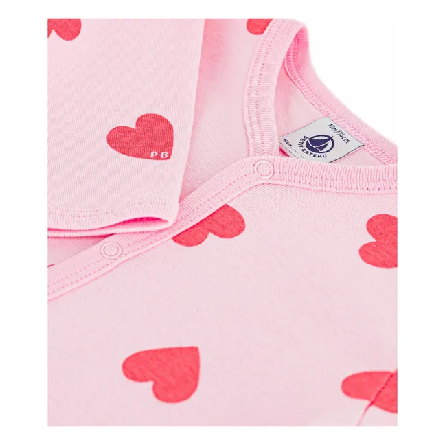 Dormir Bien Corazones Pijama PB | Rosa