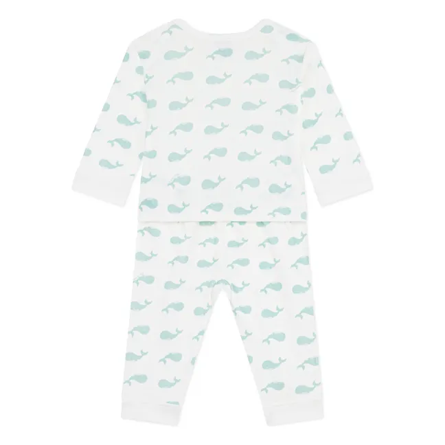 Whale Sleep Well Pyjamas | Ecru