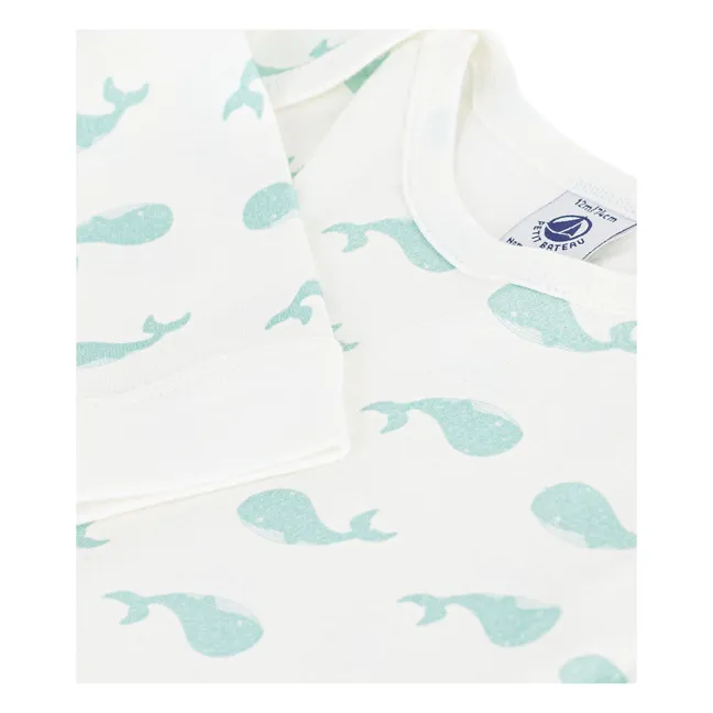 Whale Sleep Well Pyjamas | Ecru